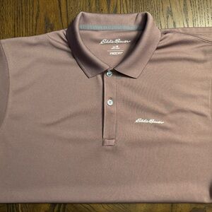 Eddie Bauer Men's Polo Shirt - Maroon - Medium